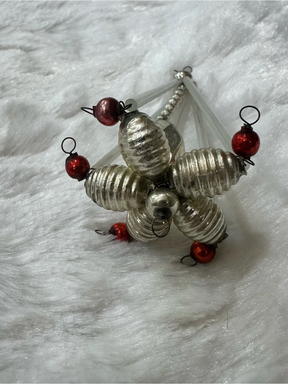 Gablonz Christmas Ornament Vintage Czech Bohemian
